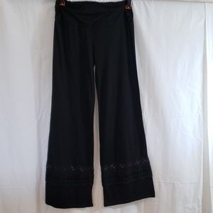 Boho Black Lace Summer Pants